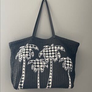 Vera Bradley Black and White Palm Tote